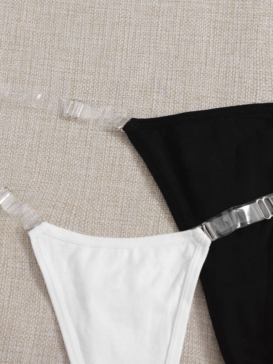 3packs Clear Strap Sexy Panties Set - Image 7