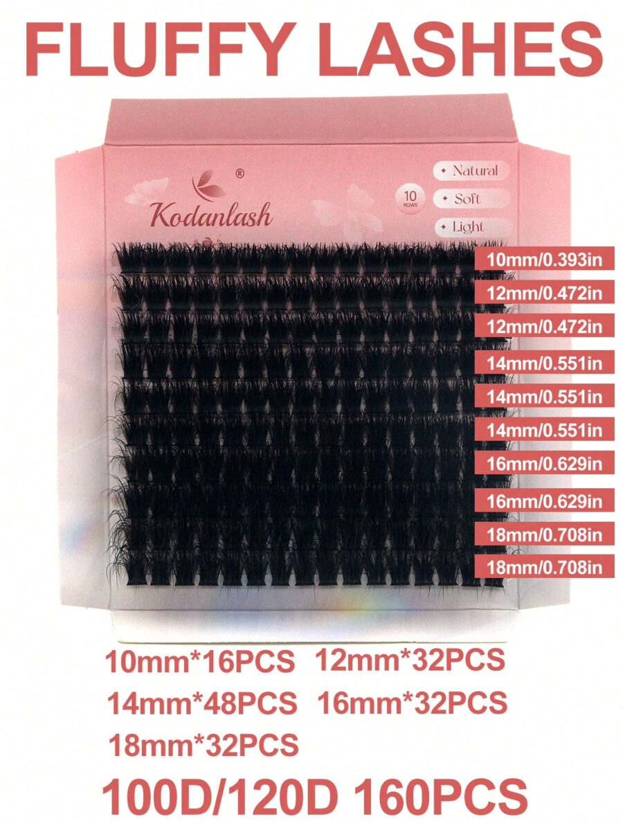 120D/100D/80D Fluffy Lash Clusters Kit - Image 7