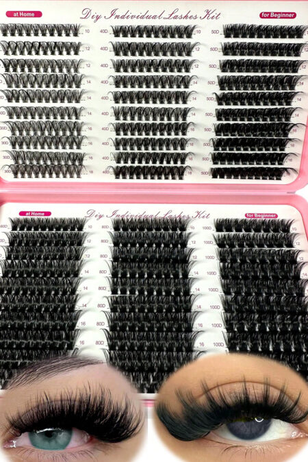 Fluffy Wispy Lashes Natural Soft Extension Cosmetics Suitable For Any Style