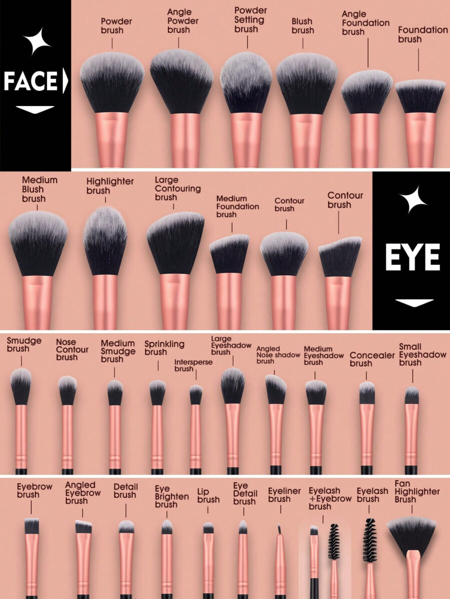Makeup Tools Set Including:32PCS Makeup Brush Sets and More - Image 7