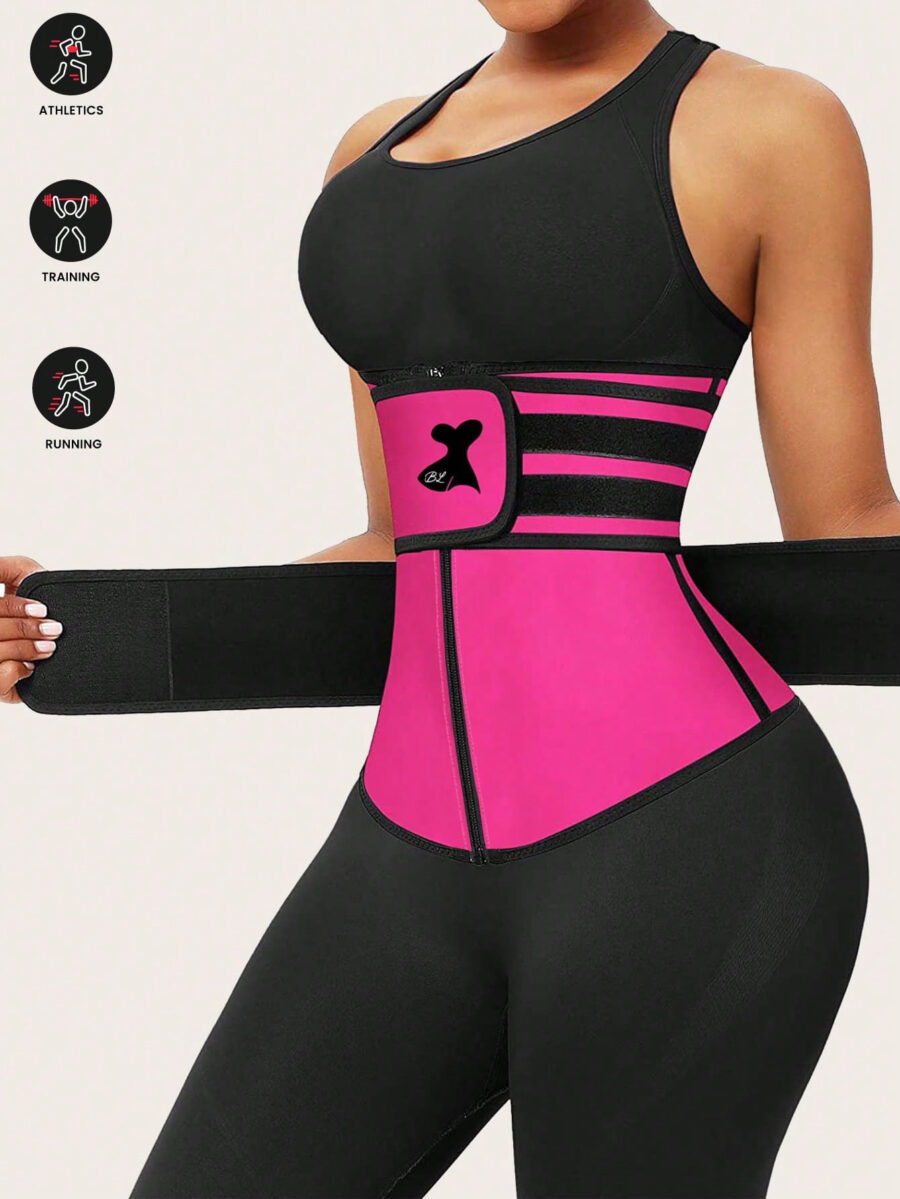 Sports Outdoor Synthetic Rubber Sports Yoga Fitness Corset Shapewear Waist Trainer Corset - Image 3