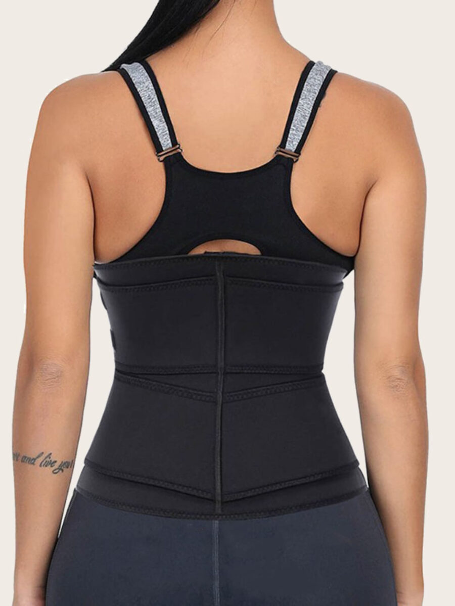 Sports Outdoor Synthetic Rubber Sports Yoga Fitness Corset Shapewear Waist Trainer Corset - Image 4