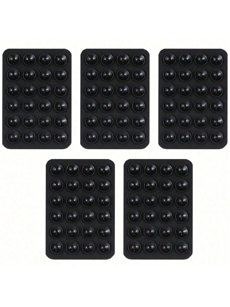 5pcs Silicone Phone Grip With 24 Mini Suction Cups, Compatible With Iphone And Android Phones: Selfie And Video Sticky Phone Holder, Suitable For Shower And Wall Mount, Great Gift For Friends And Christmas - Image 4