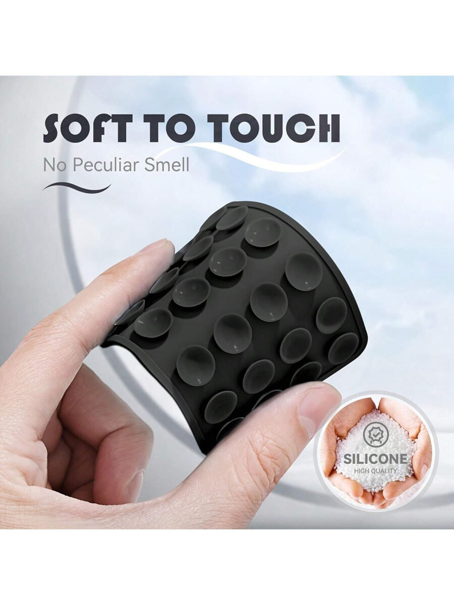 5pcs Silicone Phone Grip With 24 Mini Suction Cups, Compatible With Iphone And Android Phones: Selfie And Video Sticky Phone Holder, Suitable For Shower And Wall Mount, Great Gift For Friends And Christmas - Image 11