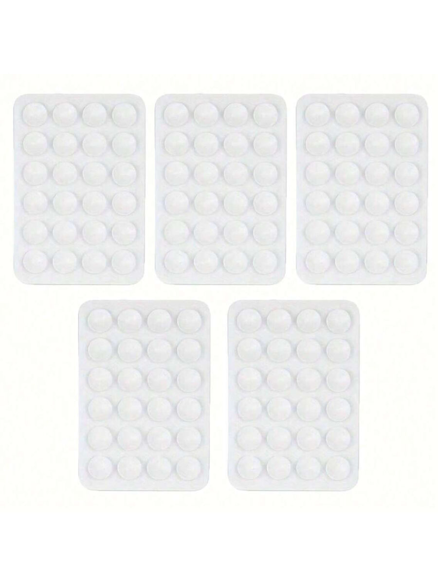 5pcs Silicone Phone Grip With 24 Mini Suction Cups, Compatible With Iphone And Android Phones: Selfie And Video Sticky Phone Holder, Suitable For Shower And Wall Mount, Great Gift For Friends And Christmas - Image 17
