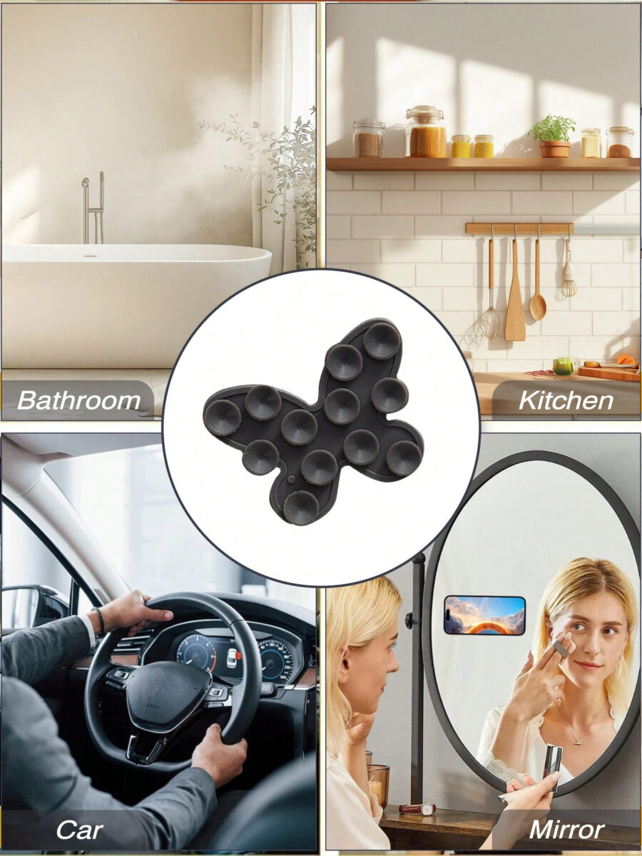4 Packs Universal Phone Case With Butterfly Double-Sided Suction Cups - Image 5