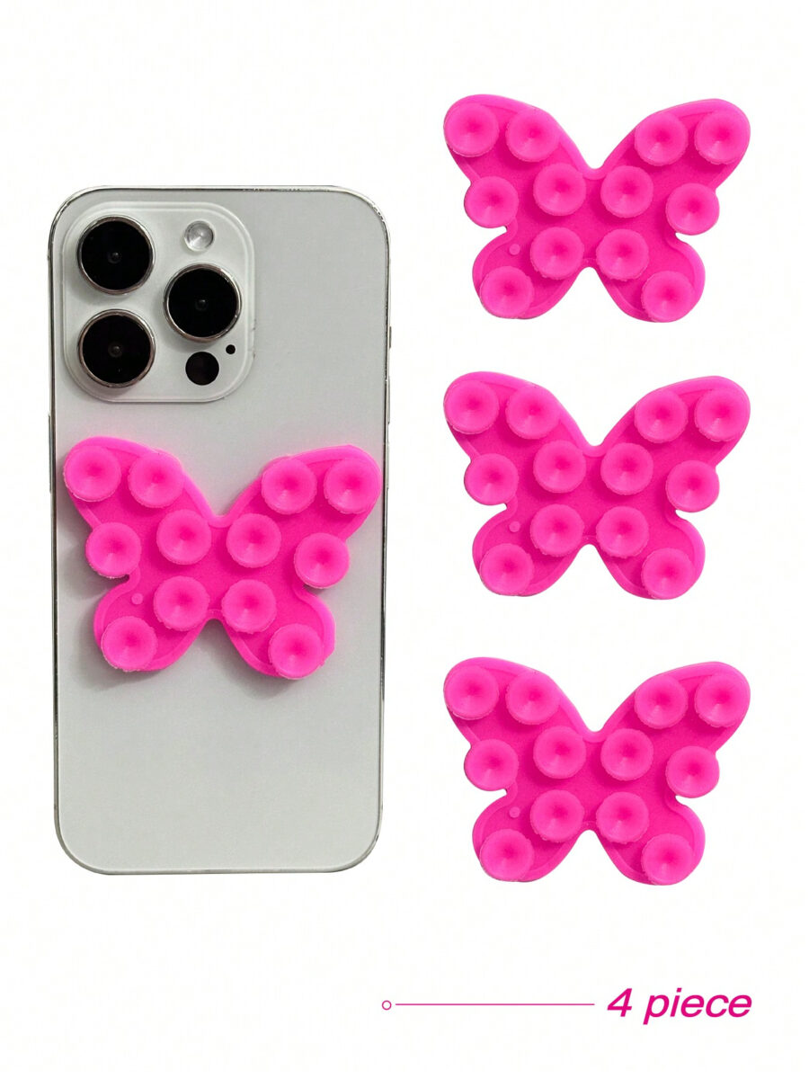 4 Packs Universal Phone Case With Butterfly Double-Sided Suction Cups - Image 7