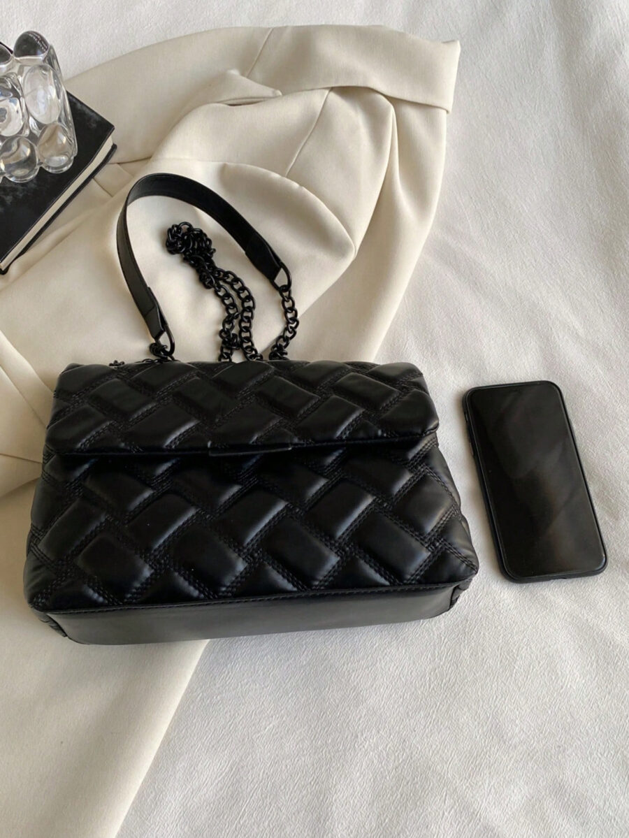 Fall And Winter New Fashionable High-Grade Texture Simple Color Cross-Body Bag - Image 9