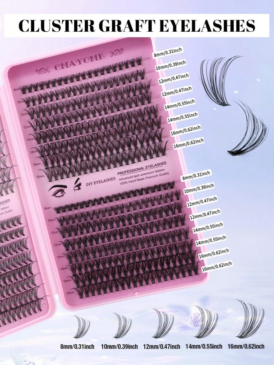 640/621pcs Eyelash Extension Set - Reusable, Lightweight And Easy To Apply - Image 19
