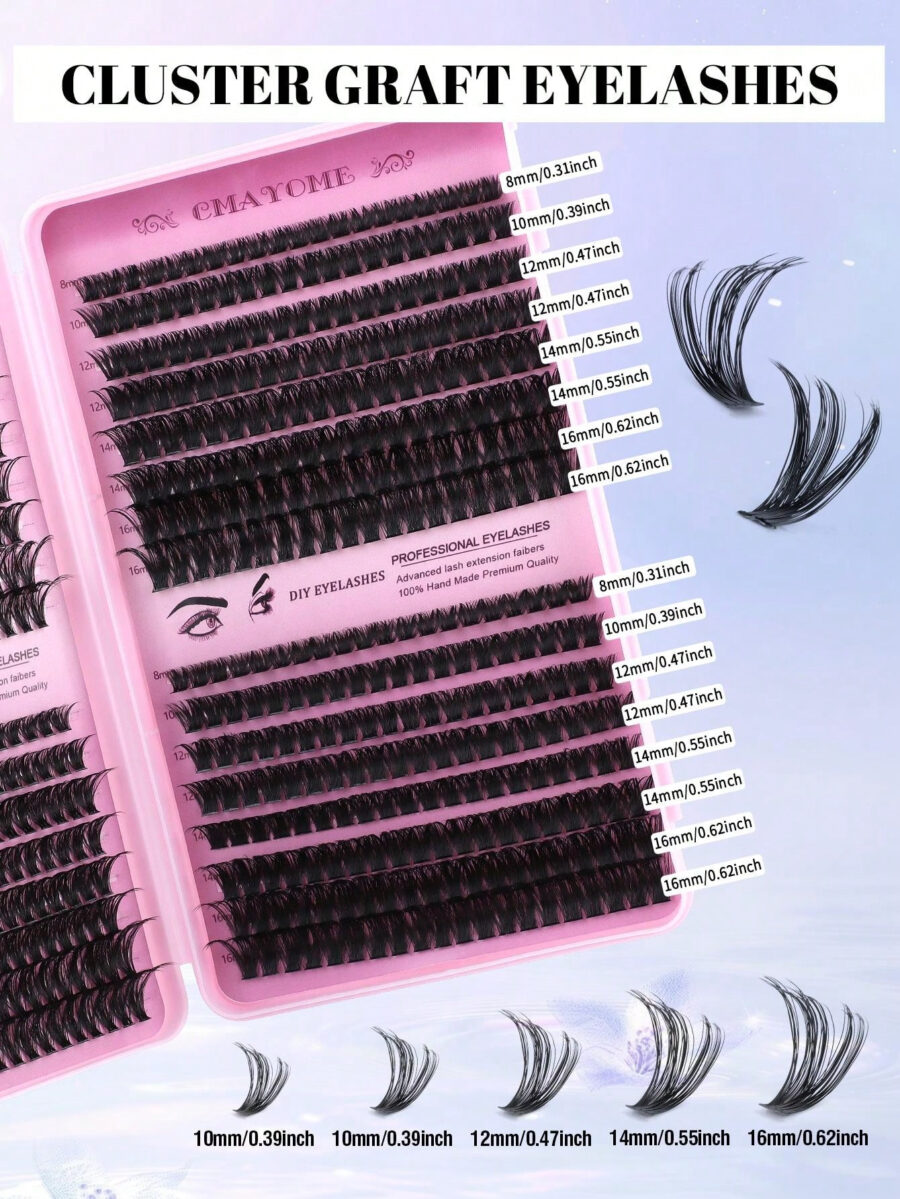 640/621pcs Eyelash Extension Set - Reusable, Lightweight And Easy To Apply - Image 20