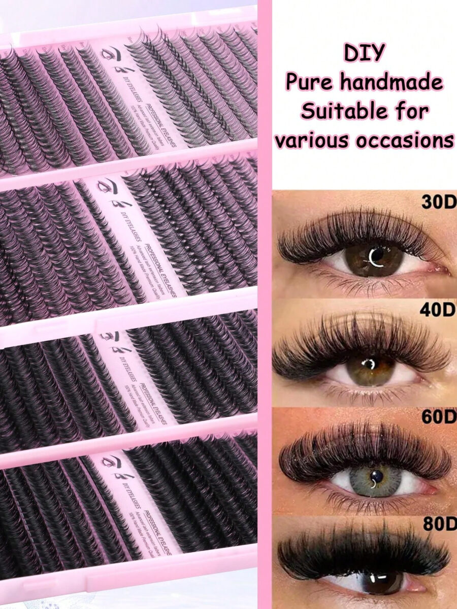 640/621pcs Eyelash Extension Set - Reusable, Lightweight And Easy To Apply - Image 22