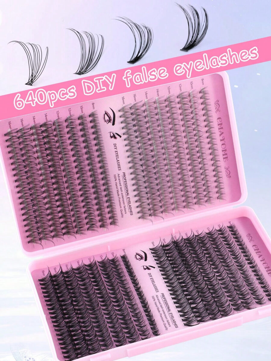 640/621pcs Eyelash Extension Set - Reusable, Lightweight And Easy To Apply - Image 23