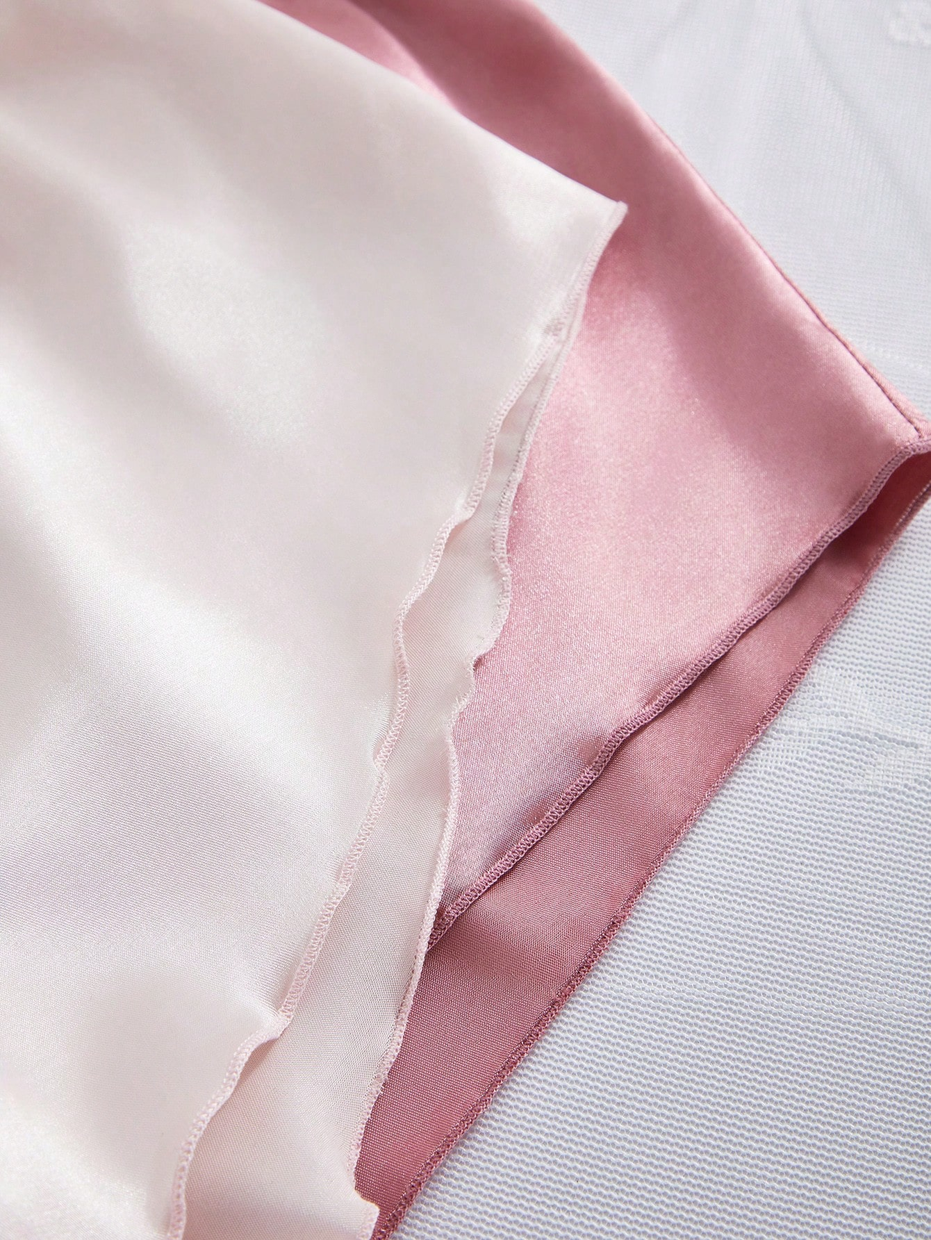 2 Sets Of Solid Color Silk-Like Camisole And Shorts Pajama Set - Image 5