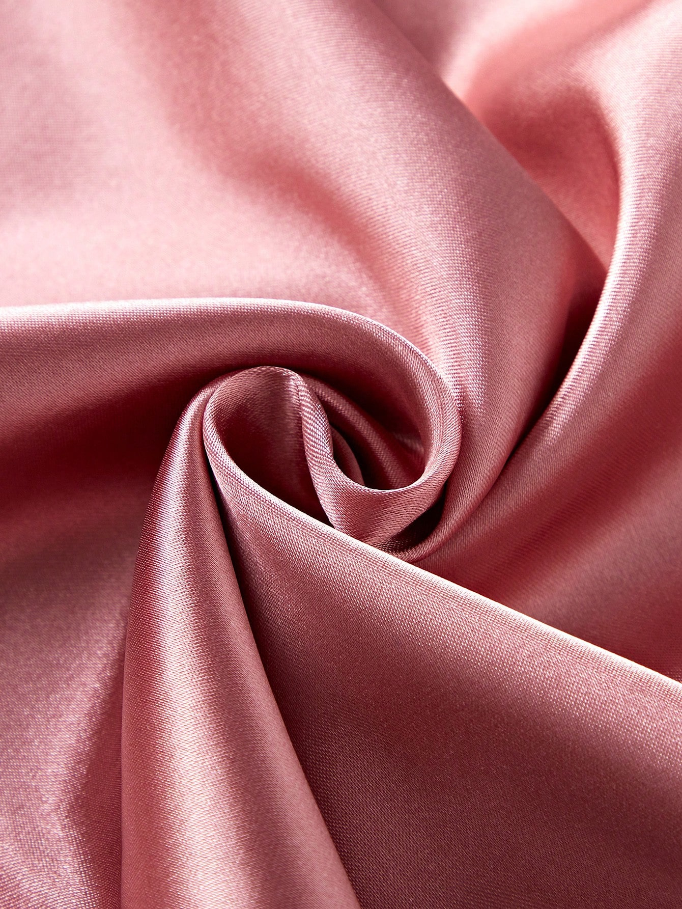 Women's Spaghetti Strap Backless Gentle Sweet Solid Color Cross-Strap Satin Nightdress Two-Color - Image 5