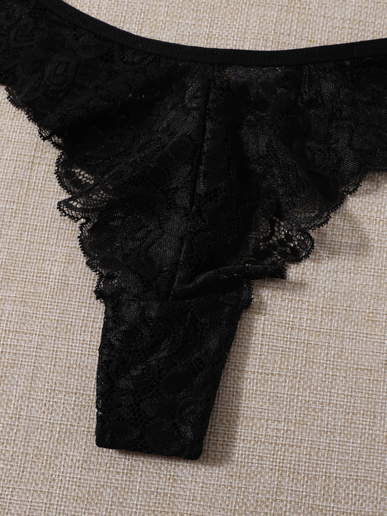 Shein Underwear&Sleepwear Basics 7pack Floral Lace Thong Lingerie - Image 13