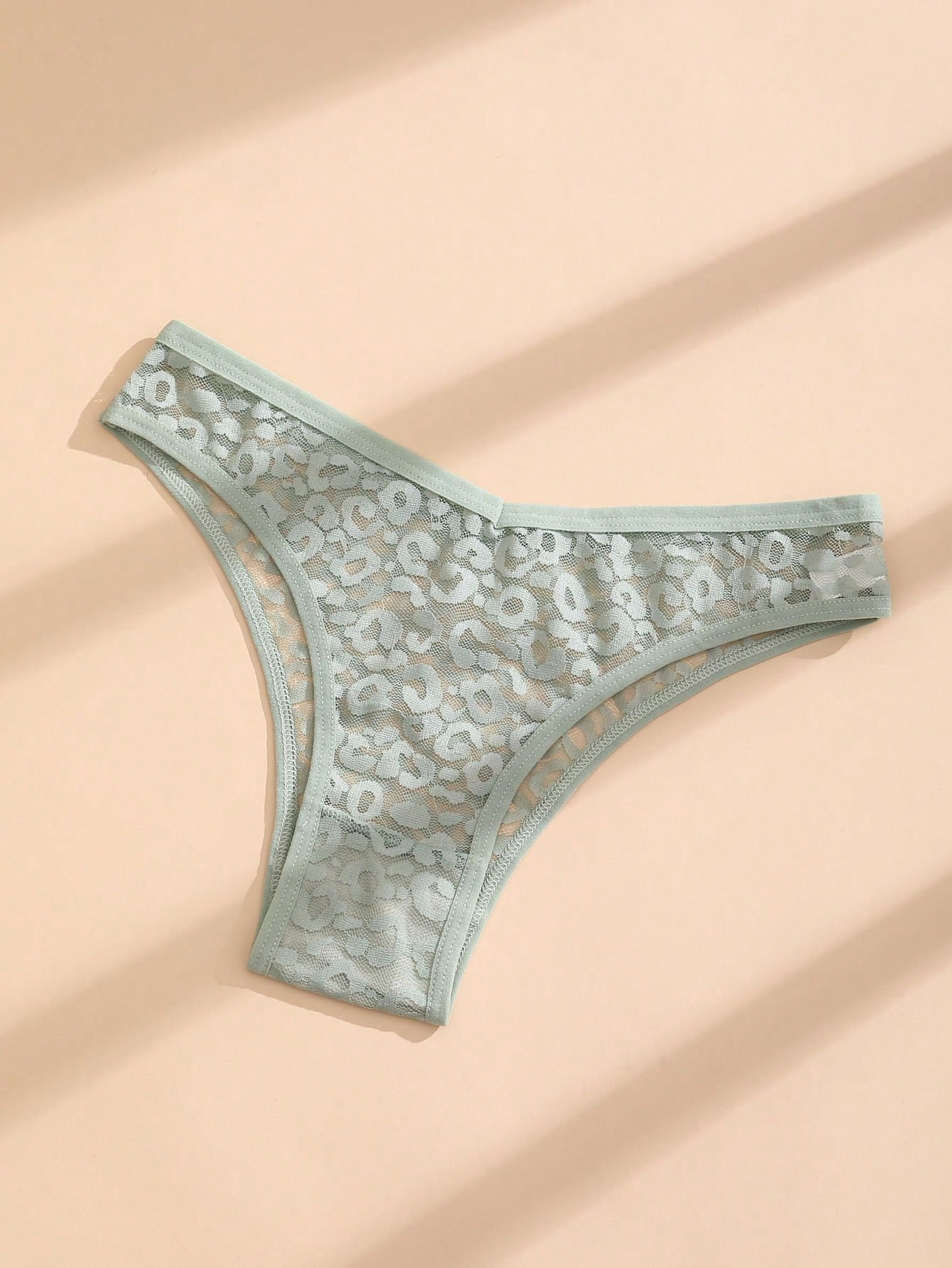 5 PCS Sexy Women's Bikini Panties Lace V Waist Briefs Solid Color Seamless Lingerie Comfortable And Breathable Underwear - Image 7