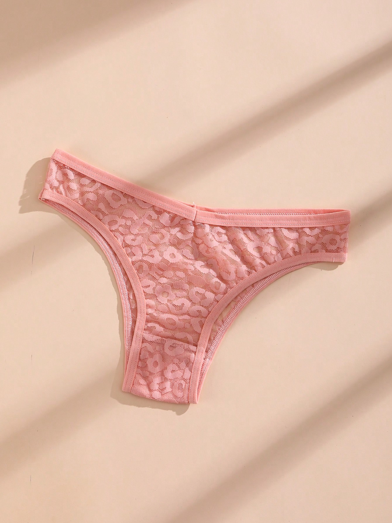 5 PCS Sexy Women's Bikini Panties Lace V Waist Briefs Solid Color Seamless Lingerie Comfortable And Breathable Underwear - Image 8