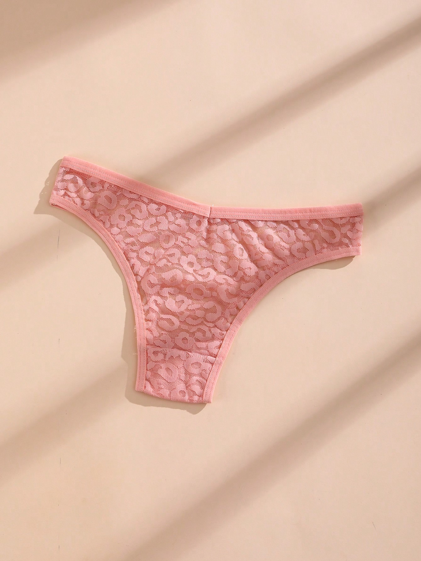 5 PCS Sexy Women's Bikini Panties Lace V Waist Briefs Solid Color Seamless Lingerie Comfortable And Breathable Underwear - Image 9