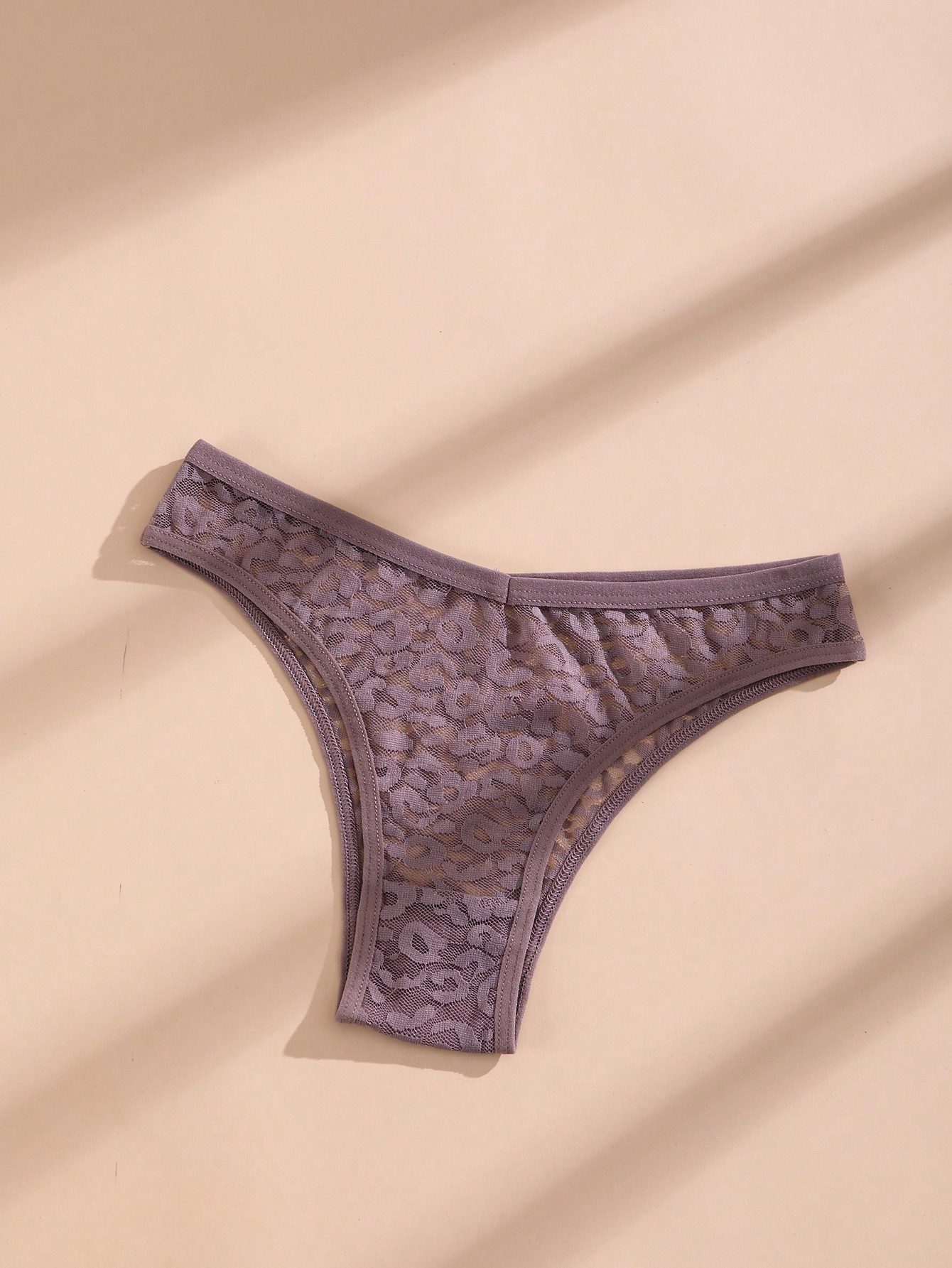 5 PCS Sexy Women's Bikini Panties Lace V Waist Briefs Solid Color Seamless Lingerie Comfortable And Breathable Underwear - Image 10