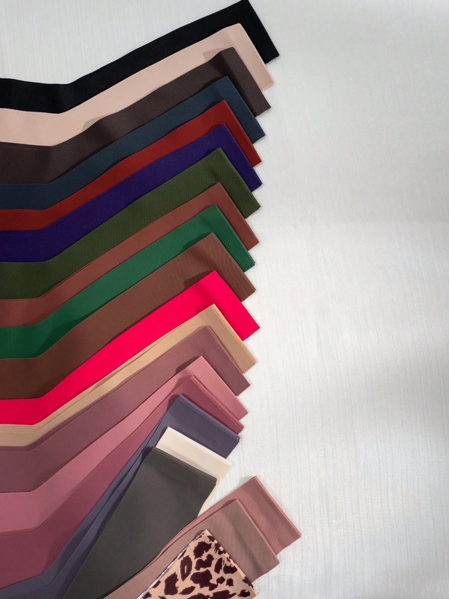 21pcs Leopard Print And Solid Color Sexy Thongs - Image 7