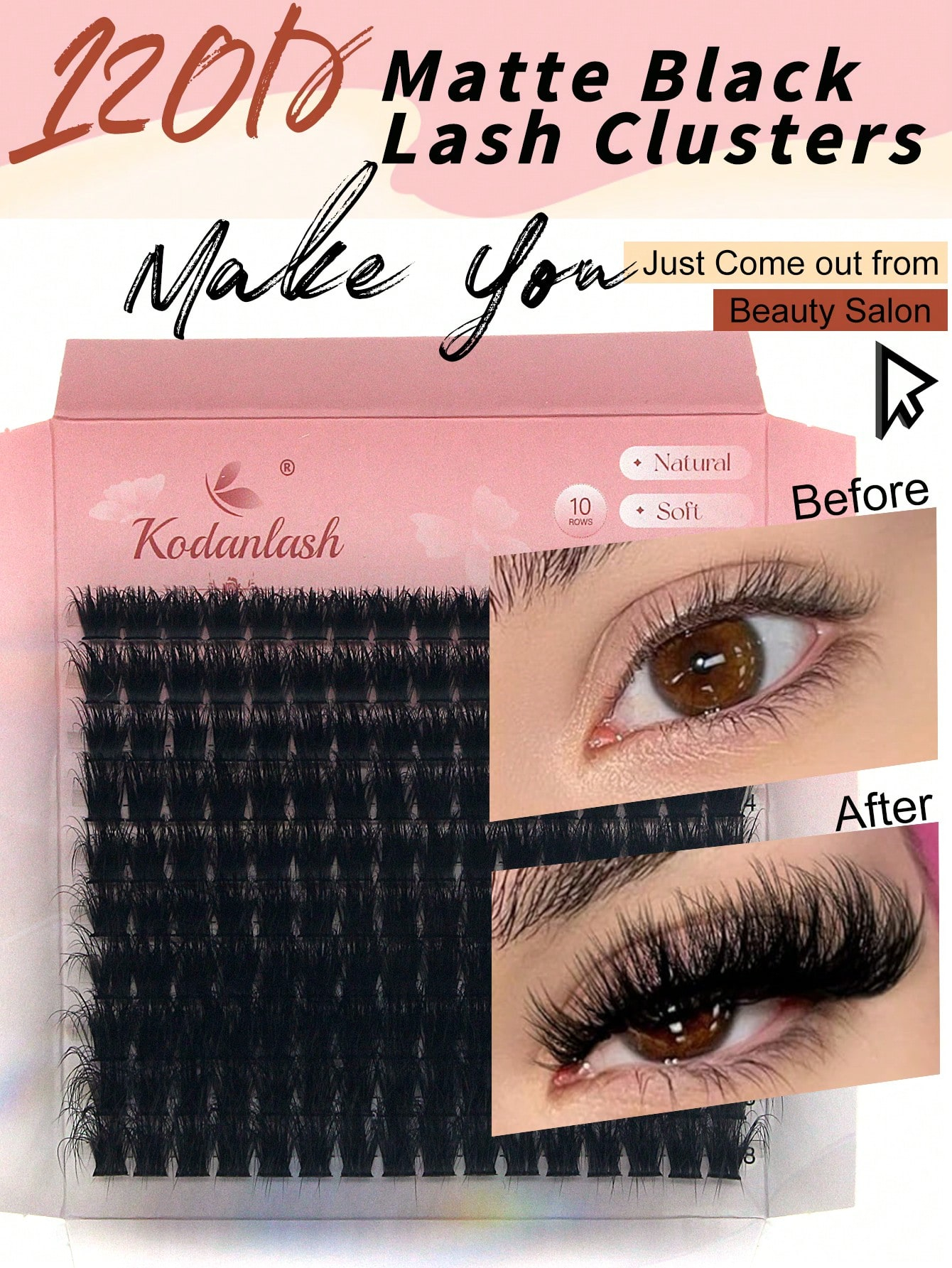 120D/100D/80D Fluffy Lash Clusters Kit - Image 3