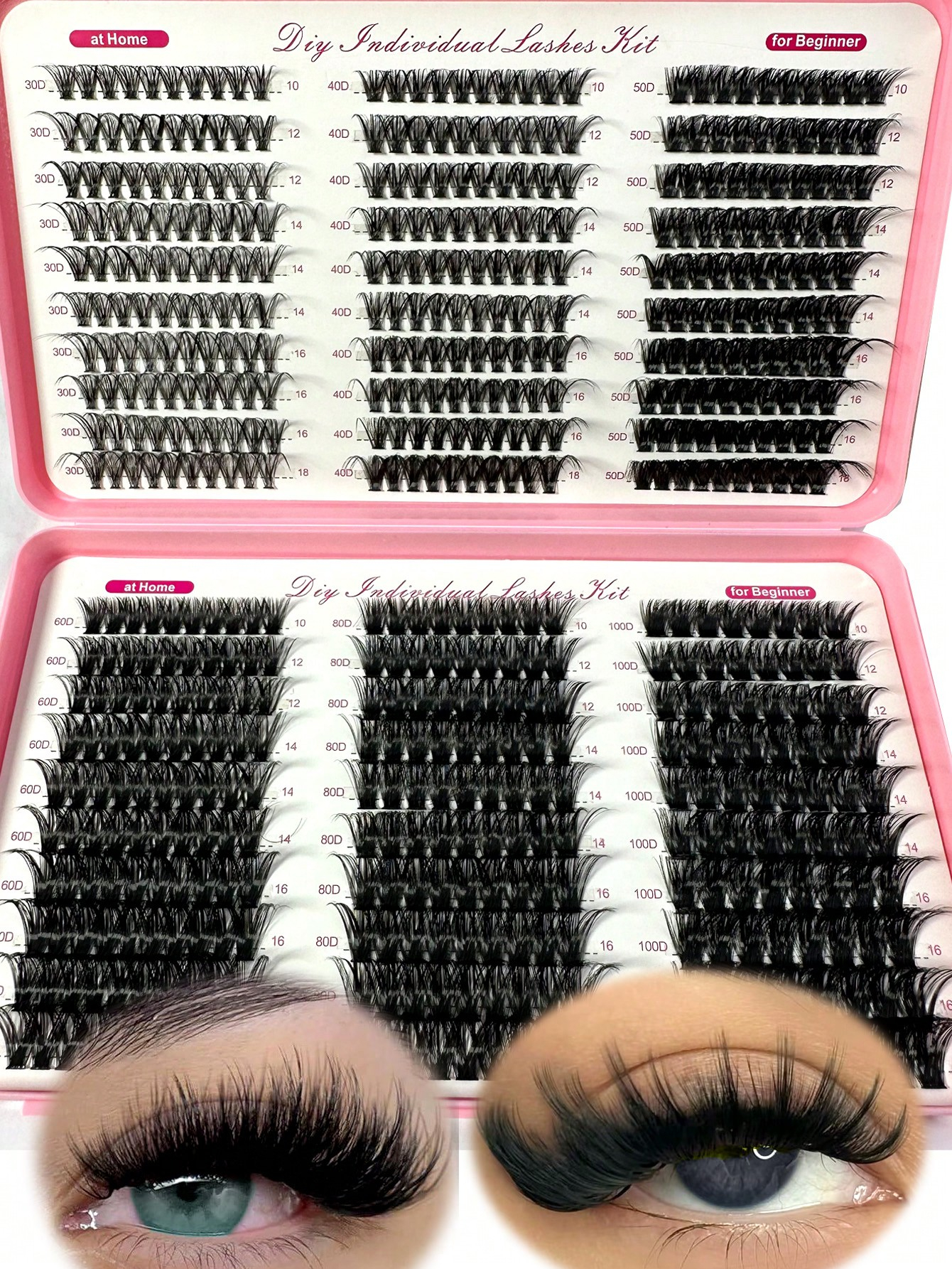 Fluffy Wispy Lashes Natural Soft Extension Cosmetics Suitable For Any Style