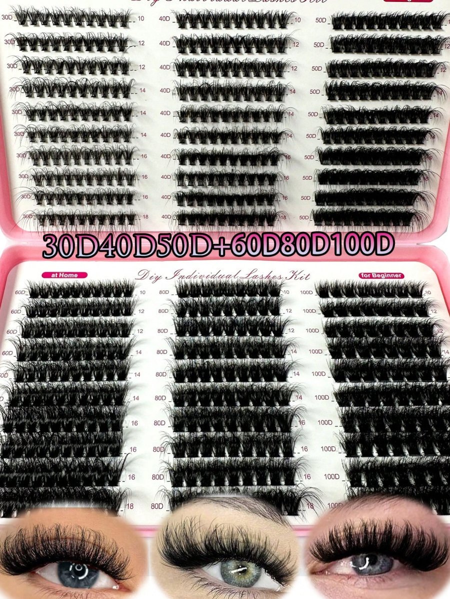 Fluffy Wispy Lashes Natural Soft Extension Cosmetics Suitable For Any Style - Image 2