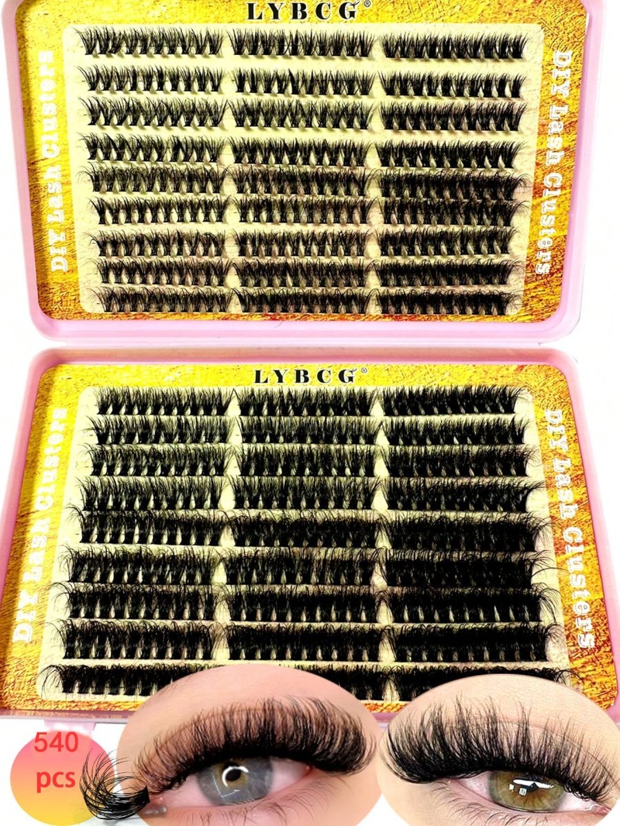 Fluffy Wispy Lashes Natural Soft Extension Cosmetics Suitable For Any Style - Image 3