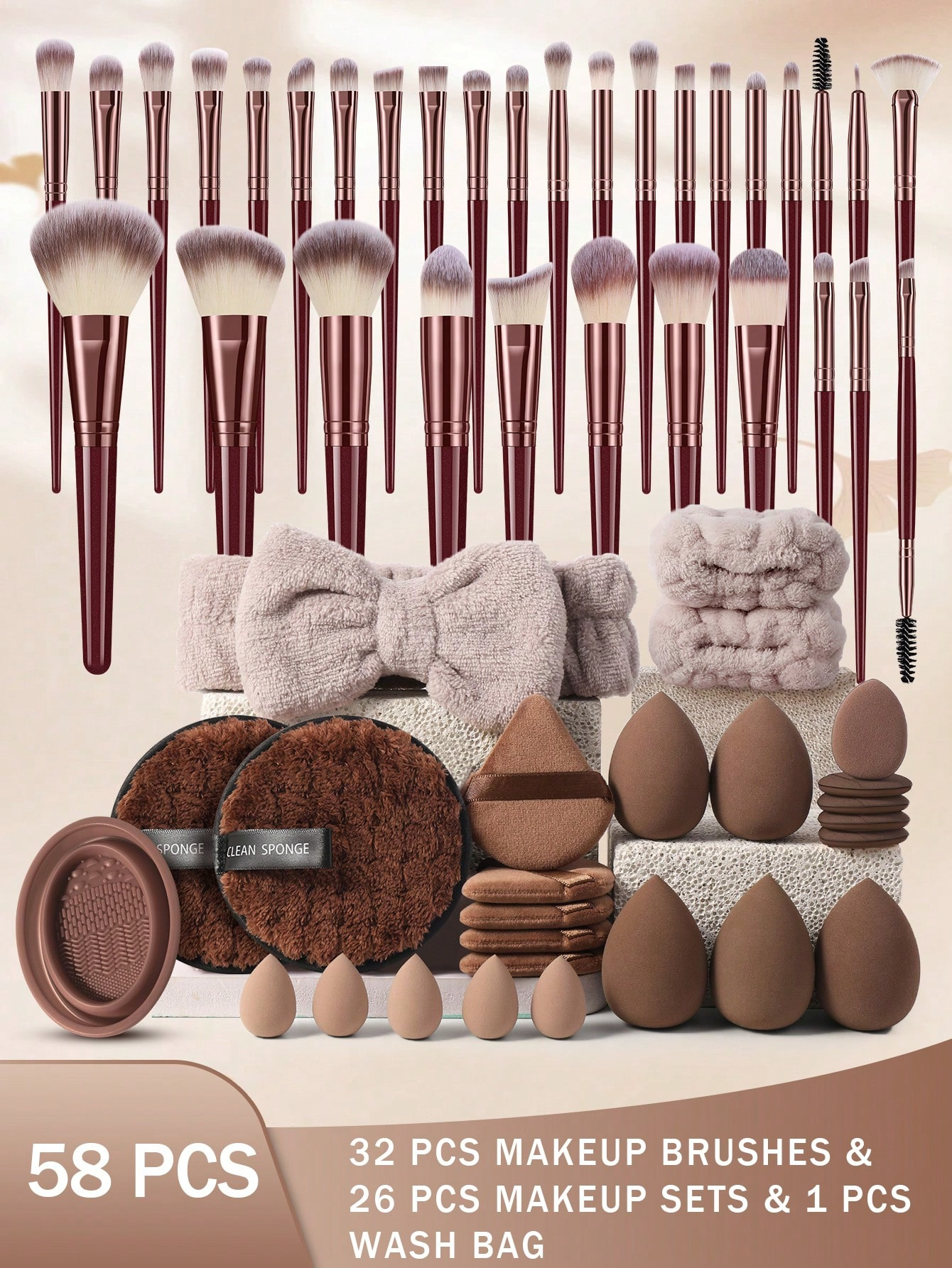 Makeup Tools Set Including:32PCS Makeup Brush Sets and More - Image 4