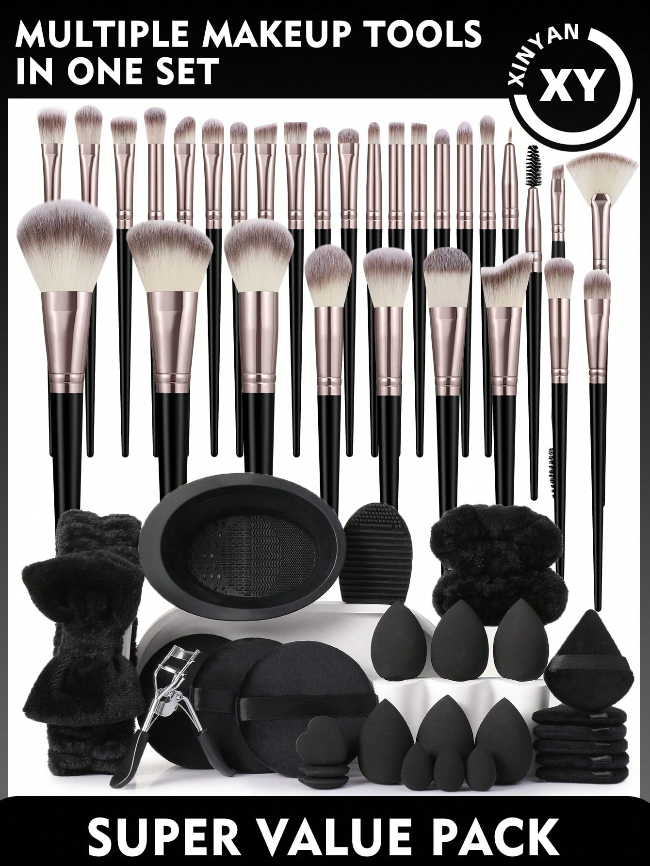 Makeup Tools Set Including:32PCS Makeup Brush Sets and More - Image 5