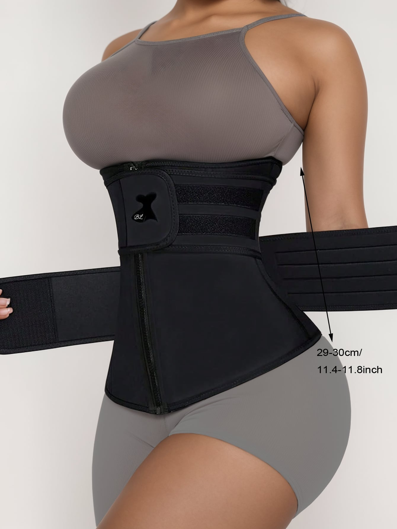 Sports Outdoor Synthetic Rubber Sports Yoga Fitness Corset Shapewear Waist Trainer Corset - Image 5