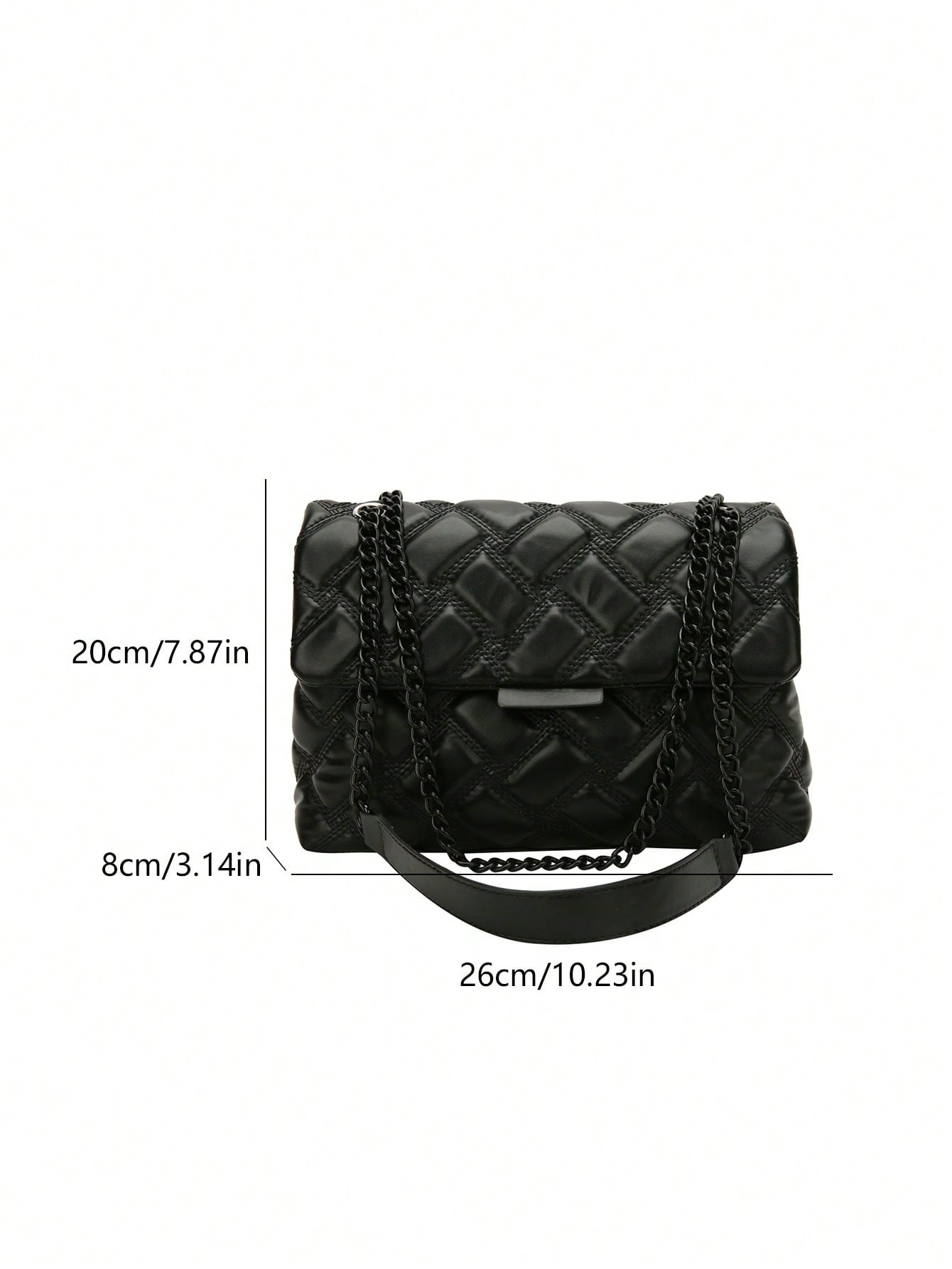 Fall And Winter New Fashionable High-Grade Texture Simple Color Cross-Body Bag - Image 6