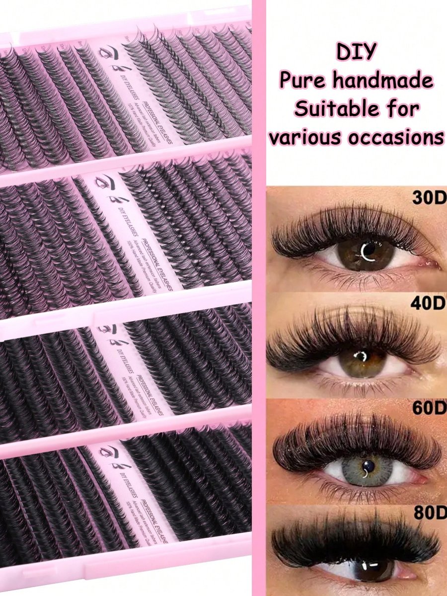 640/621pcs Eyelash Extension Set - Reusable, Lightweight And Easy To Apply - Image 9