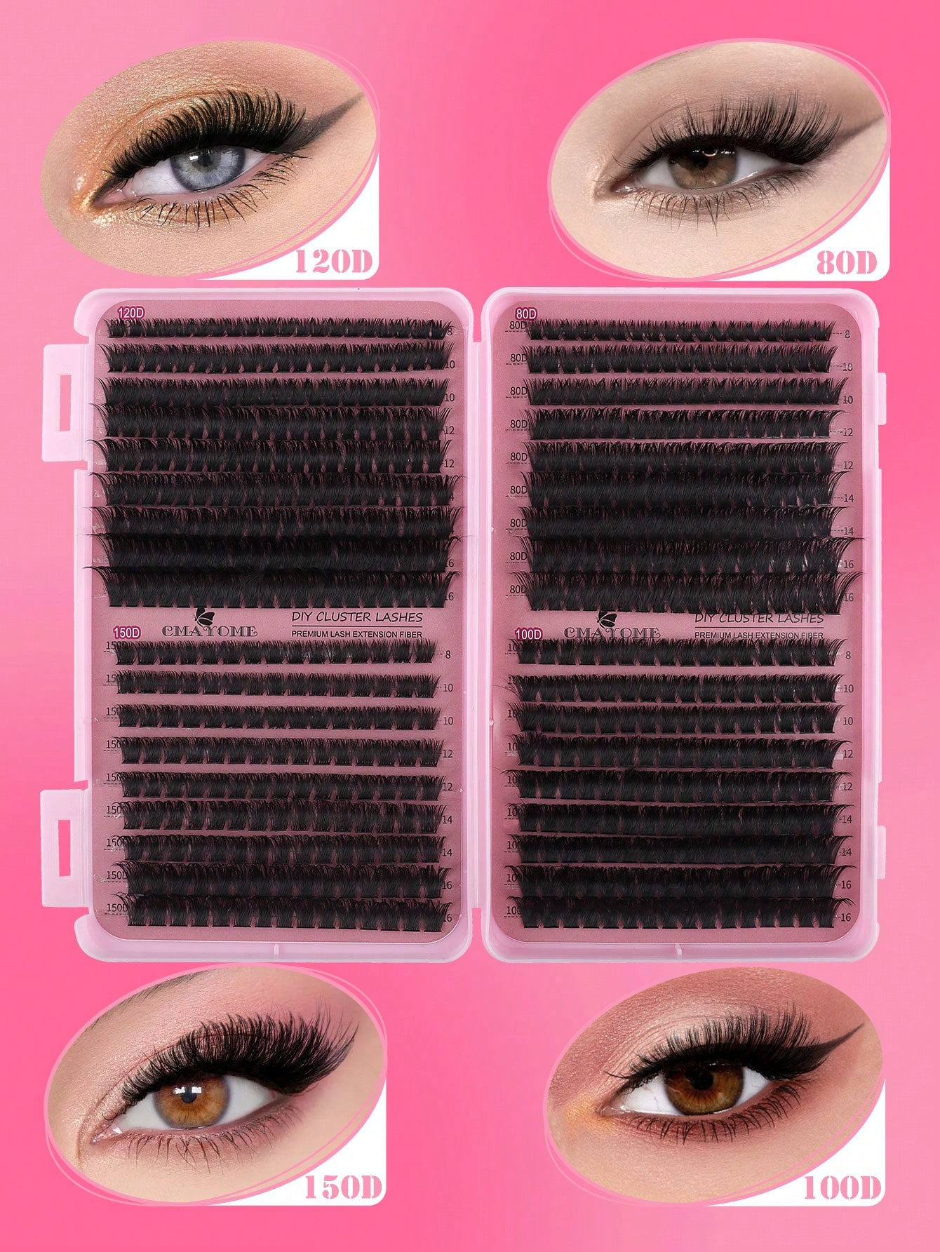 640/621pcs Eyelash Extension Set - Reusable, Lightweight And Easy To Apply - Image 10