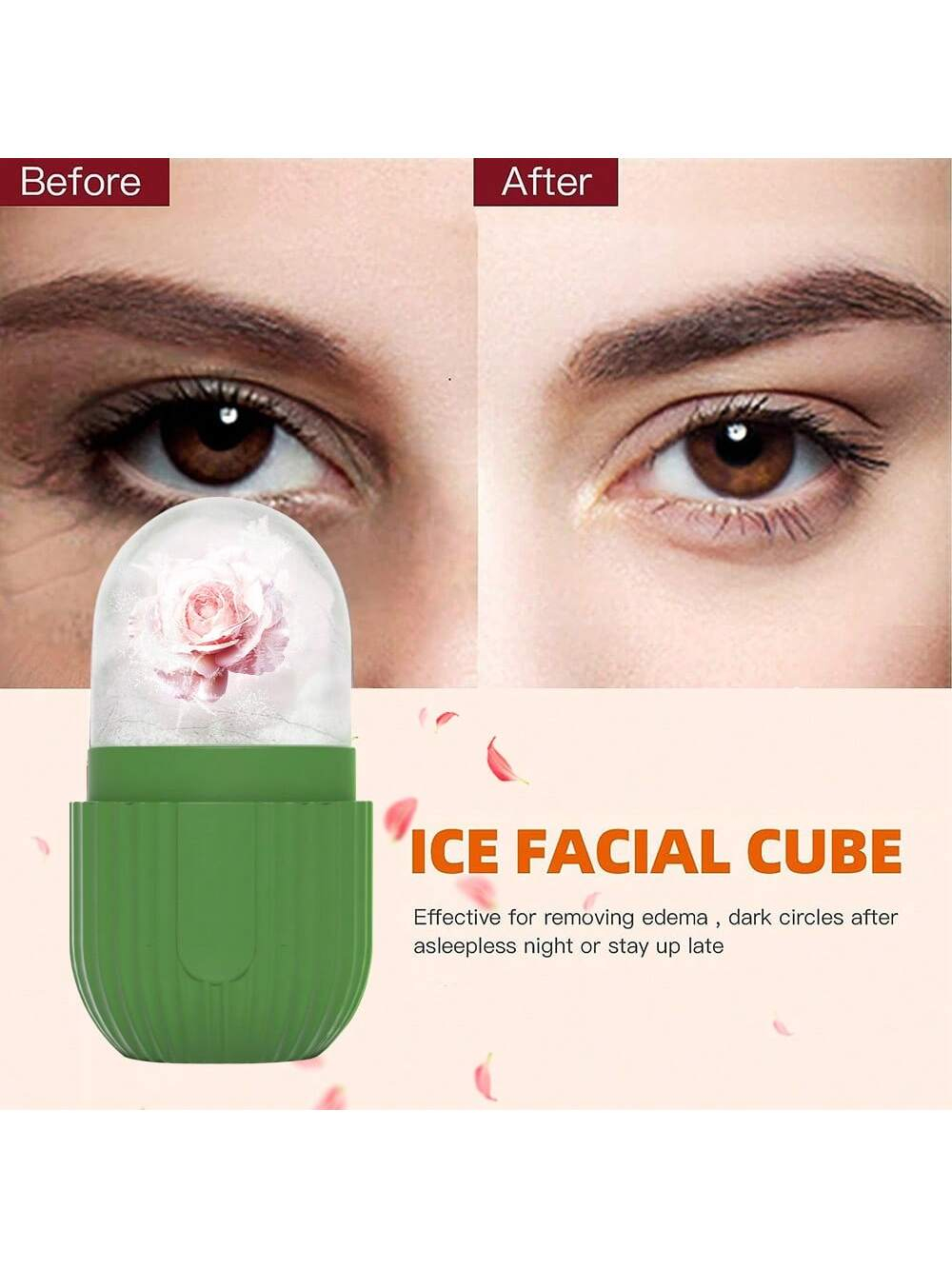 1pc Silicone Ice Face Roller - Massage Skin - Image 5