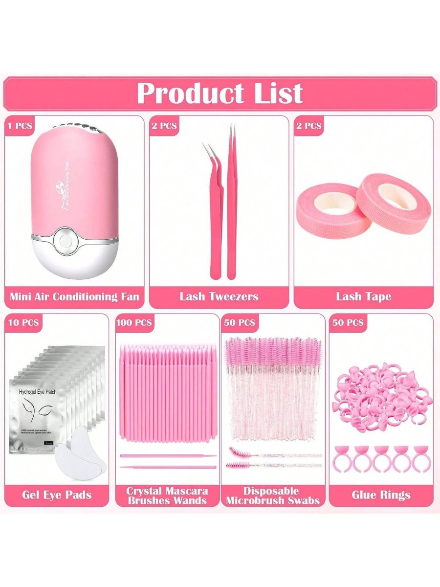 215Pcs Eyelash Extension Supplies Kit - Image 3