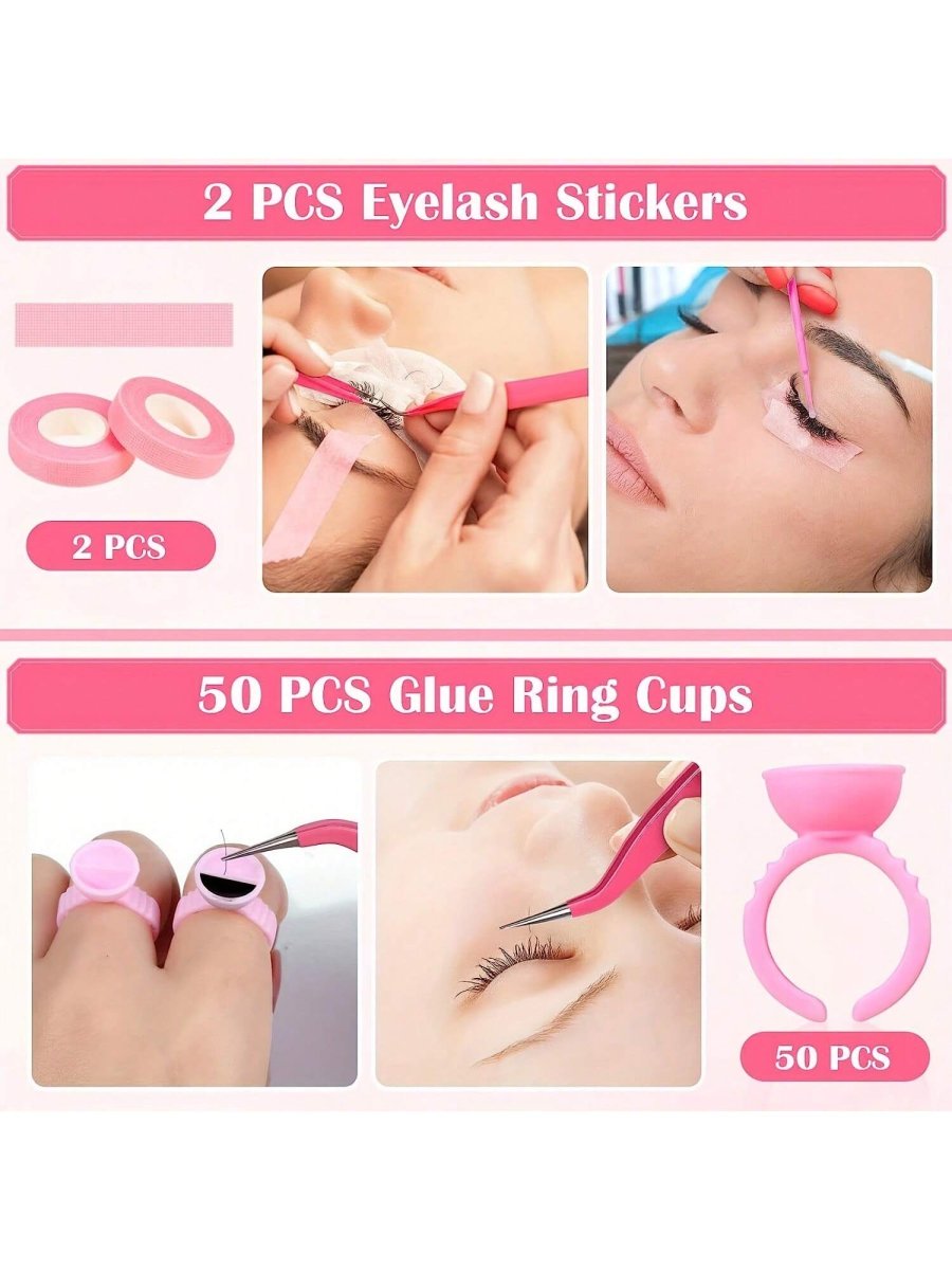 215Pcs Eyelash Extension Supplies Kit - Image 4