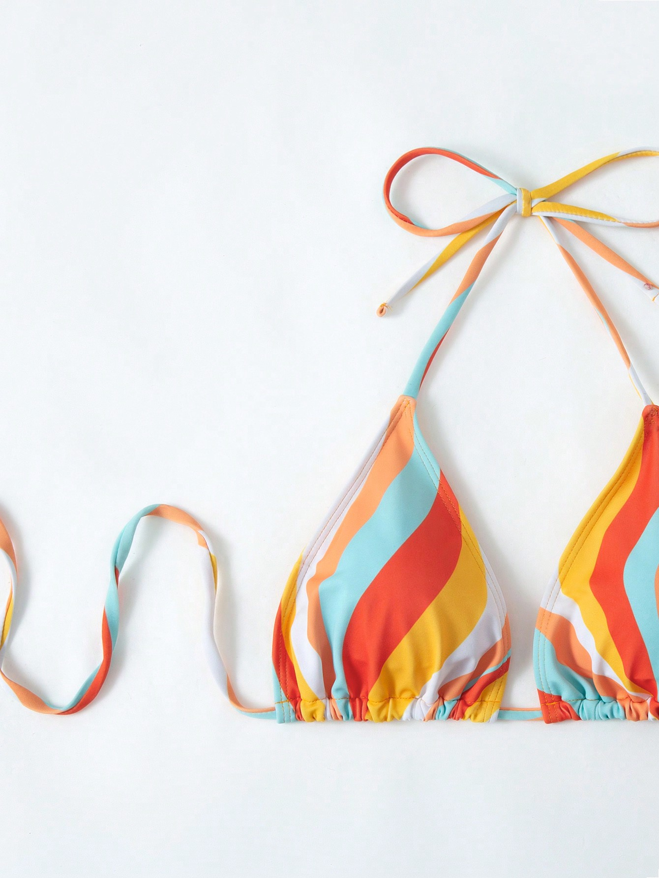 SHABREYA Swim Women's All Over Print Halter Neck 3-Piece Bikini Set With Separated Top And Bottom, Bikini Set Outfit Beach Swimwear Bathing Suit Summer,Summer Beach - Image 6