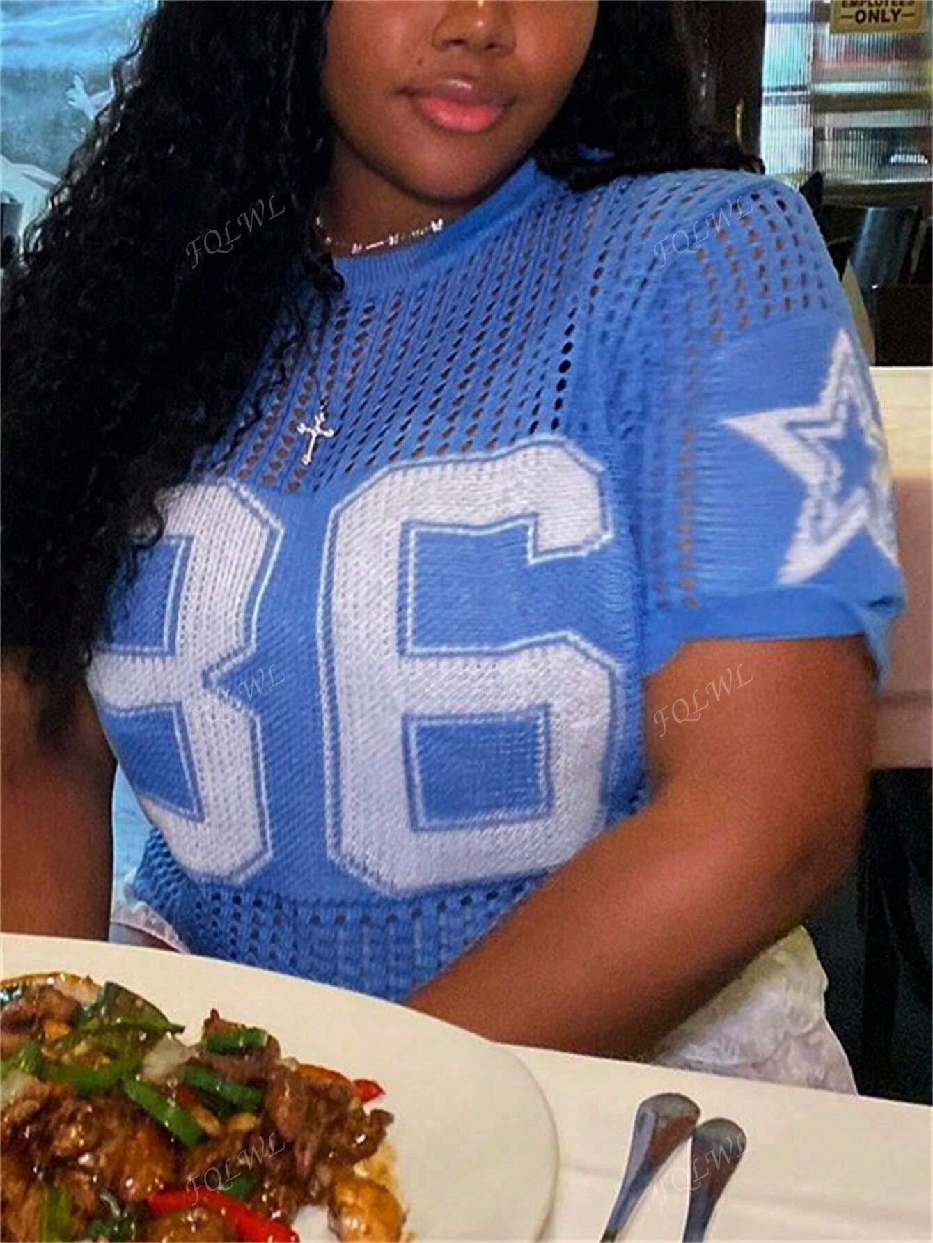 Summer Street Loose Tops Letter Print Short Sleeve Punk Y2K Streetwear For Women O-Neck Causal Fit Graphics Pullover Tees - Image 7