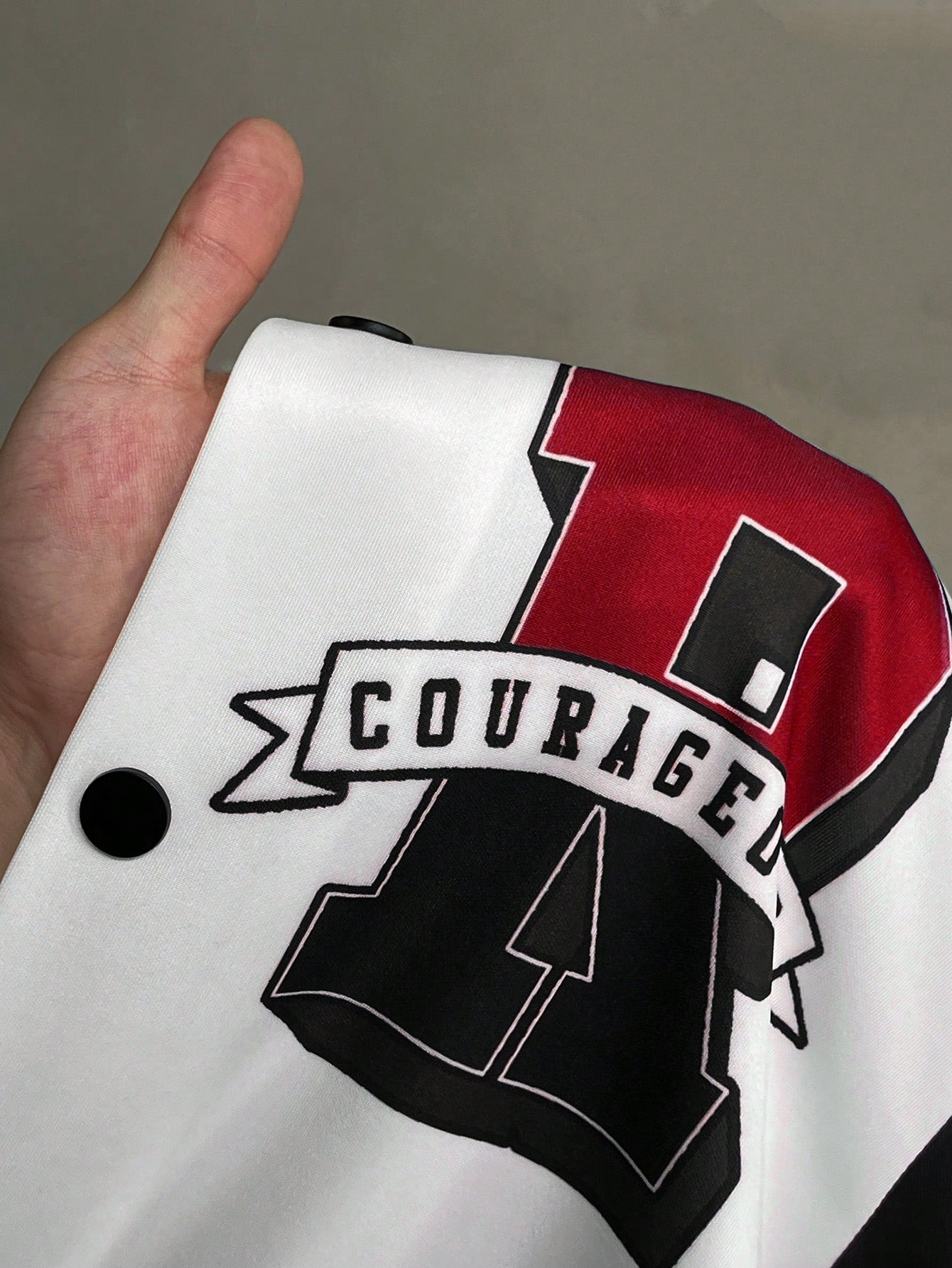 Slaydiva Autumn And Winter Casual Street Baseball Uniform Long-Sleeved Fitted Green And White And Black Logo Slogan All-Over Printed Women's Jacket-C - Image 14