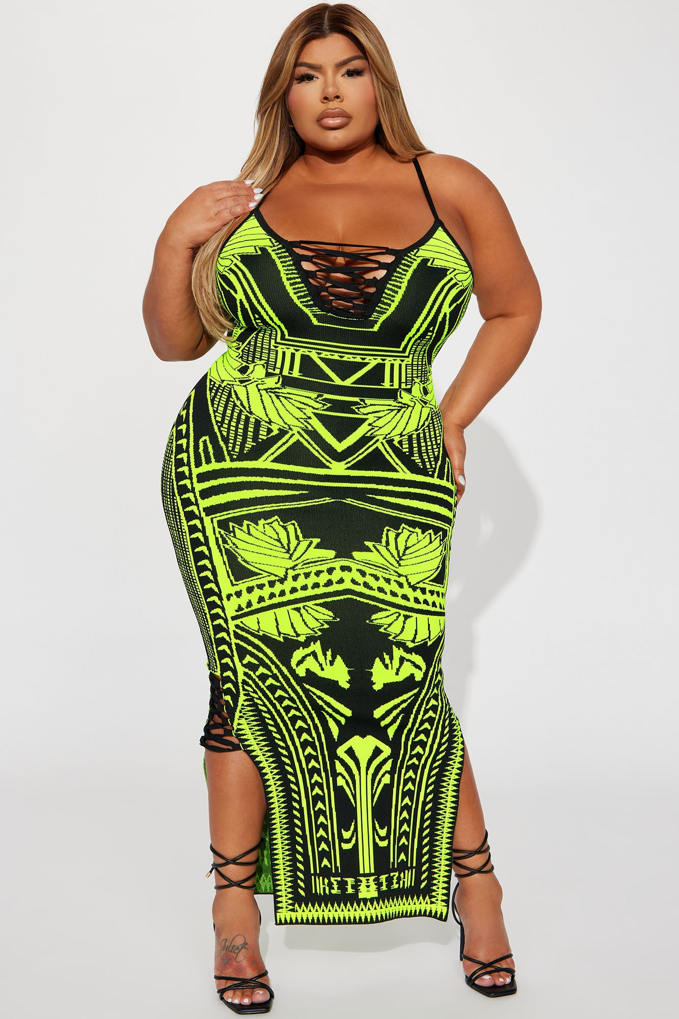 Bad Gal Bandage Maxi Dress - Image 4