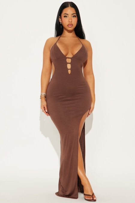 Caramel Horizon Maxi Dress