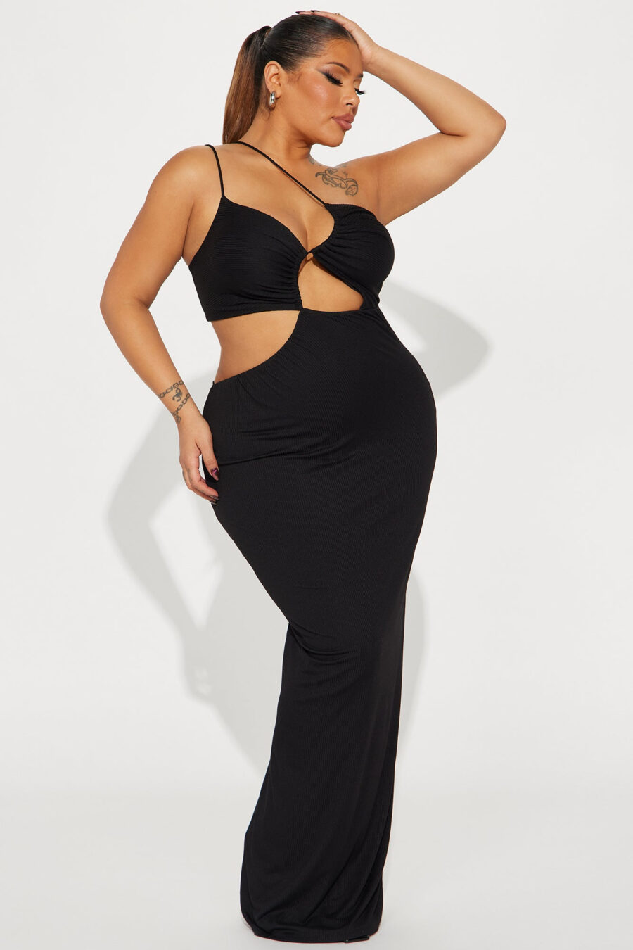 Lala Asymmetrical Maxi Dress - Image 8