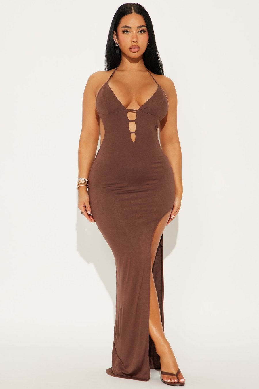 Caramel Horizon Maxi Dress
