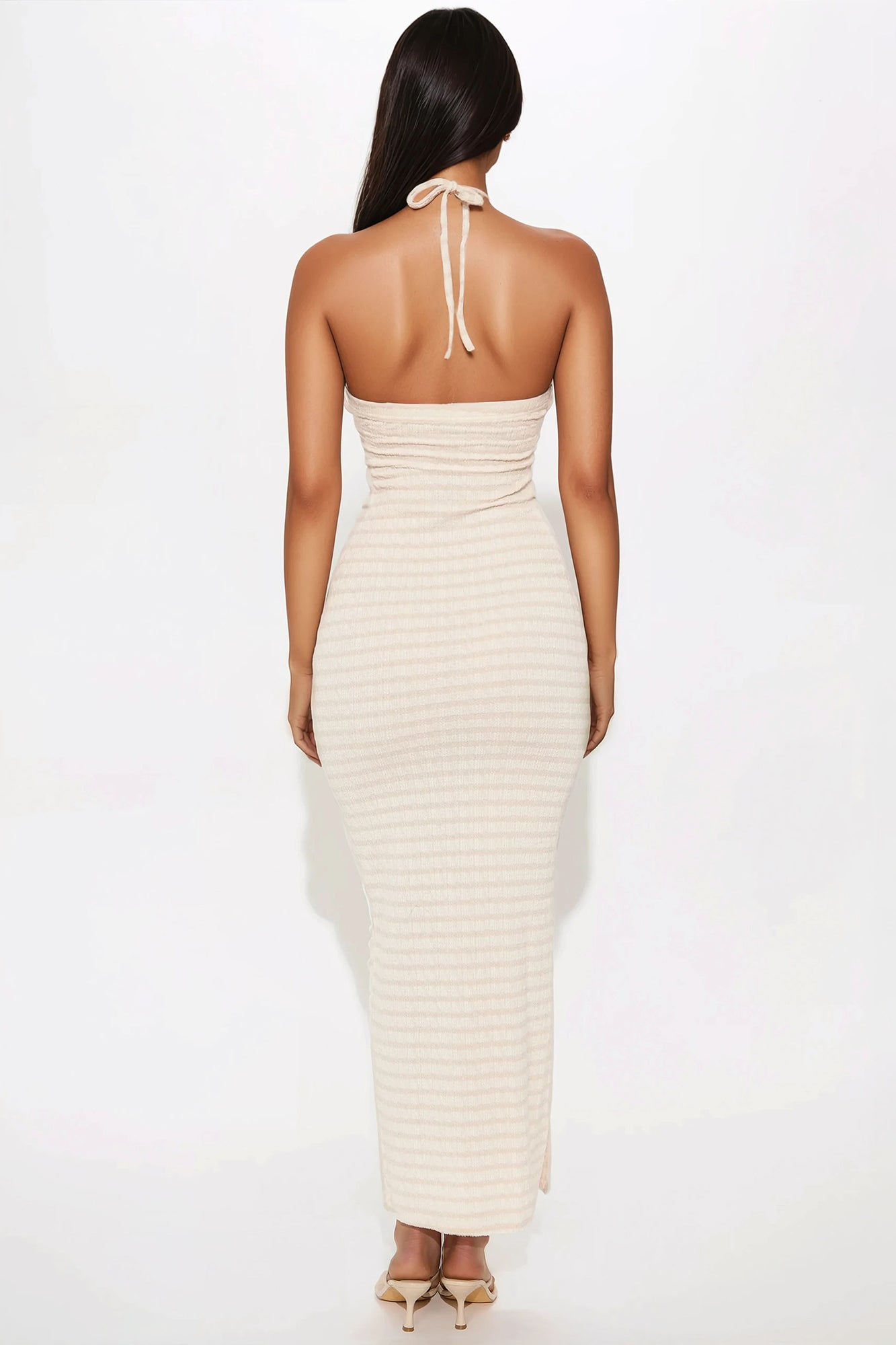 Taryn Textured Striped Maxi Dress - Image 3
