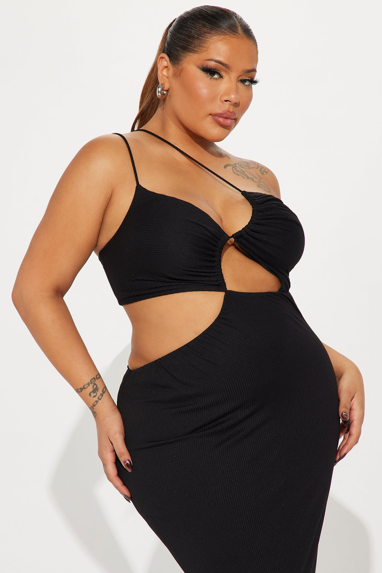 Lala Asymmetrical Maxi Dress - Image 9