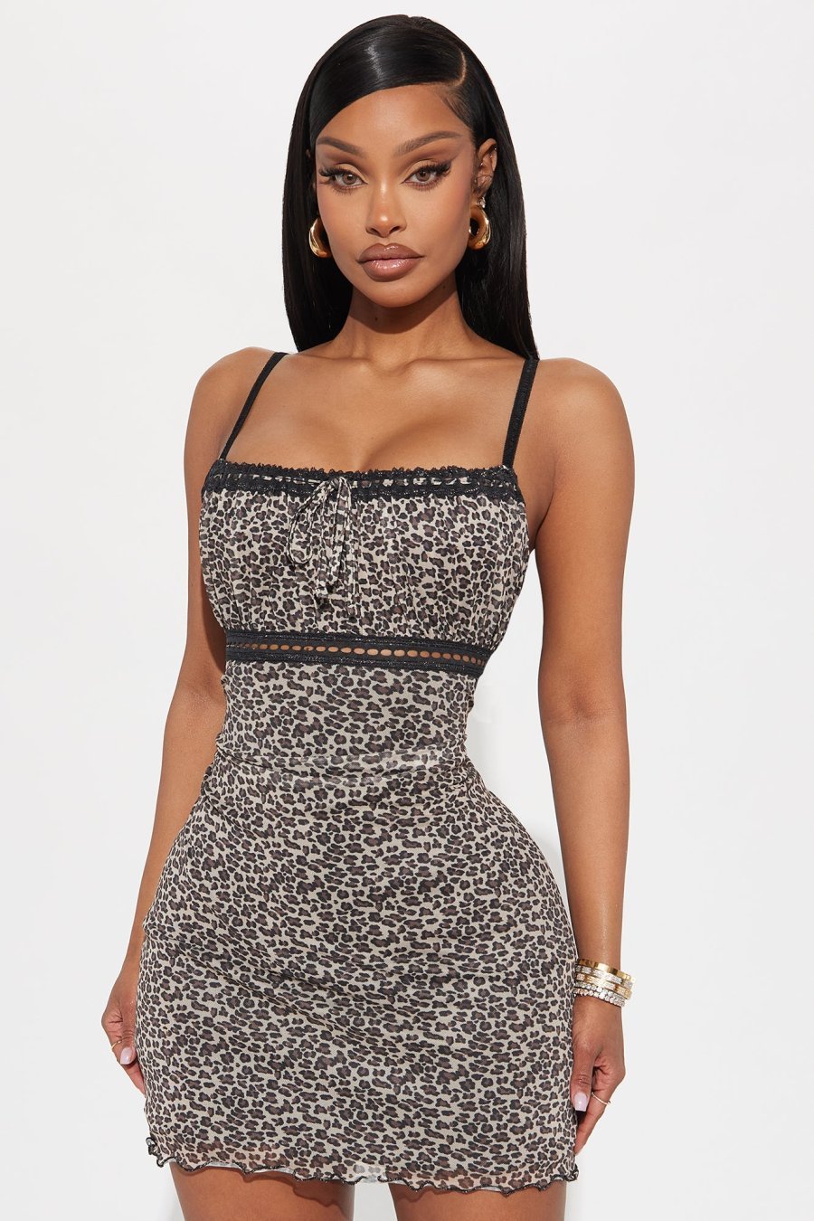 Jocelyn Printed Mini Dress