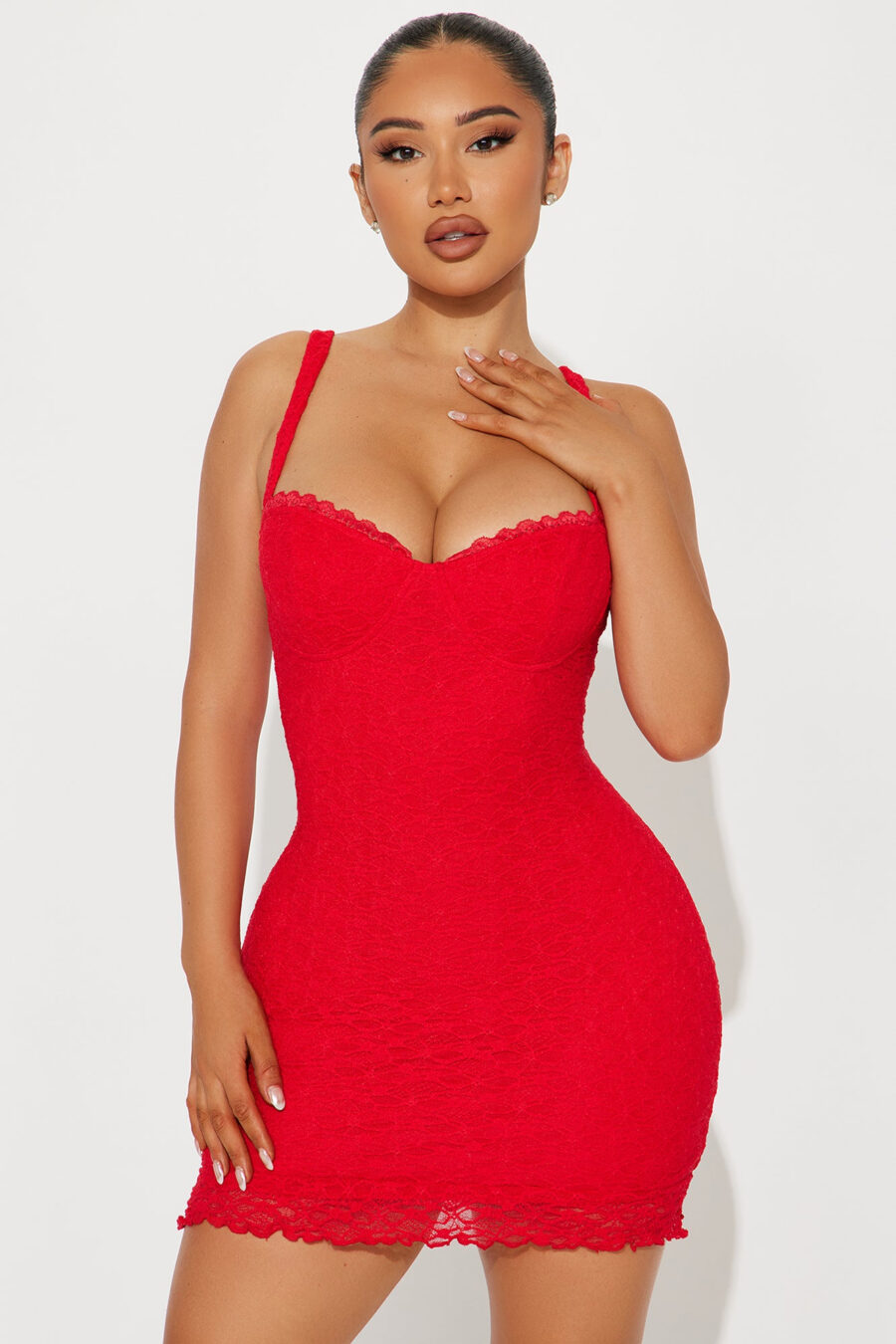 Cleo Lace Micro Mini Dress - Image 5